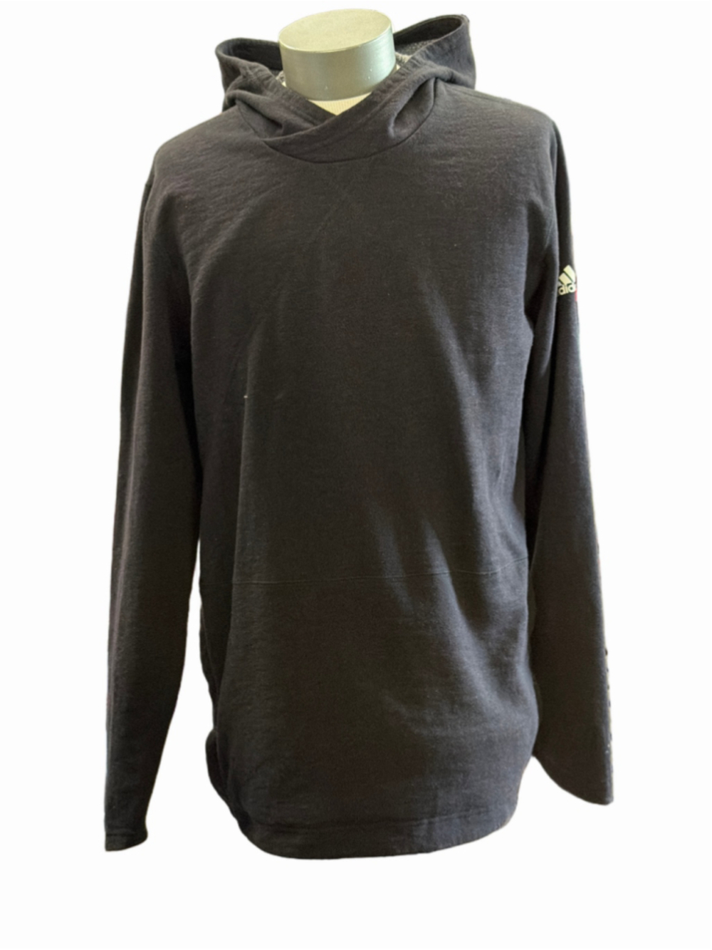 Men's Adidas Hoodie Sweatshirt Black XLT